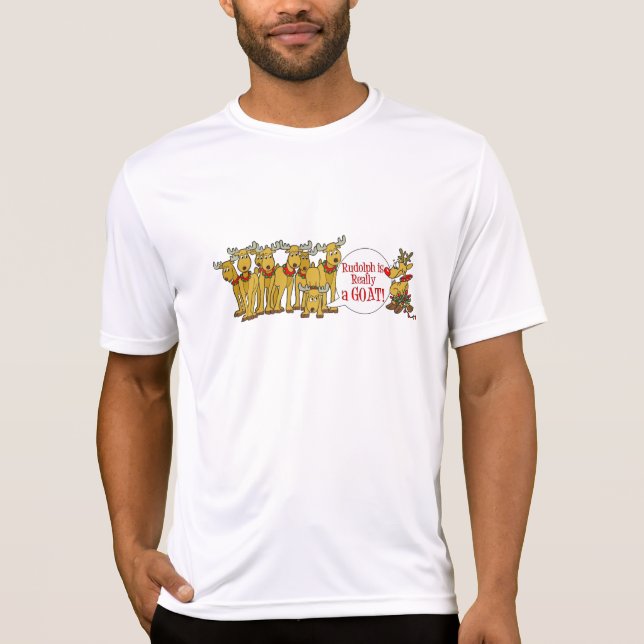 Camiseta Navidades de cabras (Anverso)