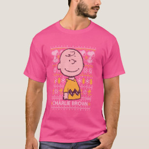 Camiseta Navidades de cacahuetes Charlie Brown Patrón de pu