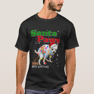 Camiseta Navidades de cachorro de perro de Chihuahua 2024