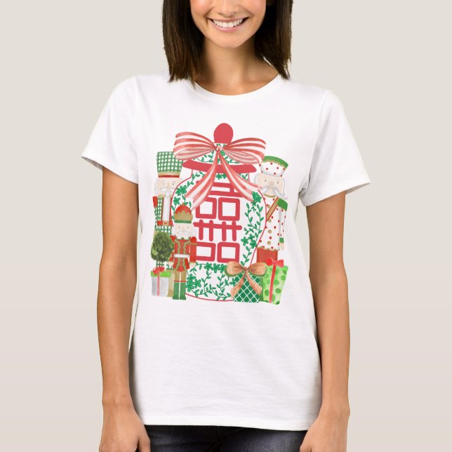 Camiseta Navidades de cachorros y Jar de jengibre (Anverso)