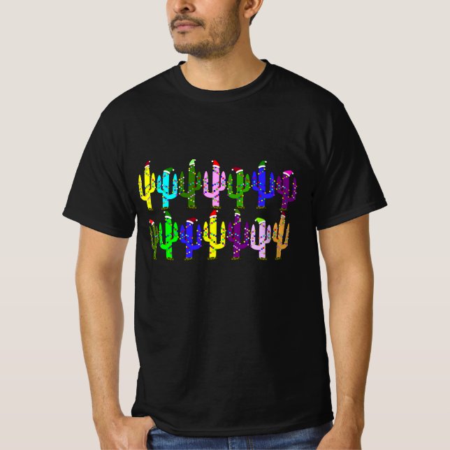 Camiseta Navidades de Cactus (Anverso)