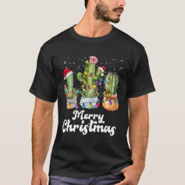Camiseta Navidades de Cactus Pj Costume Fiesta Amantes De L