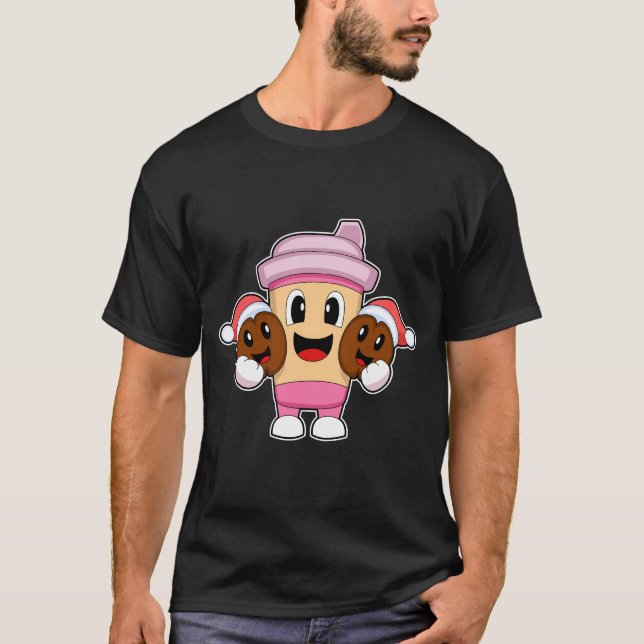 Camiseta Navidades de café (Anverso)