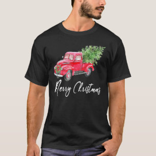 Camiseta Navidades De Camión Vintage Buffalo Truco Rojo Xm