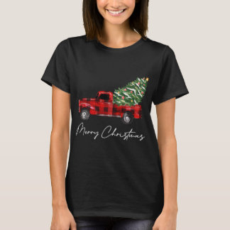 Camiseta Navidades de Camiones Rojos Feliz Navidad
