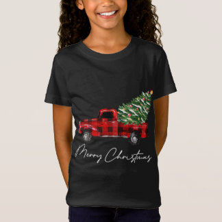 Camiseta Navidades de Camiones Rojos Feliz Navidad
