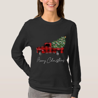Camiseta Navidades de Camiones Rojos Feliz Navidad