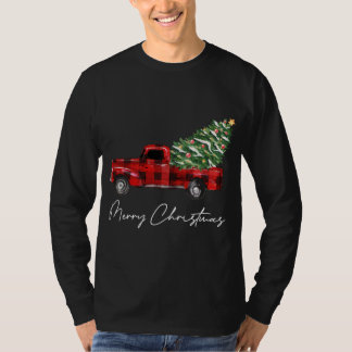 Camiseta Navidades de Camiones Rojos Feliz Navidad