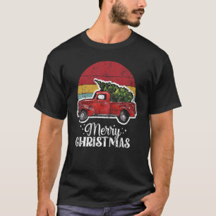 Camiseta Navidades De Camiones Rojos Pj Fiesta De Vintage R