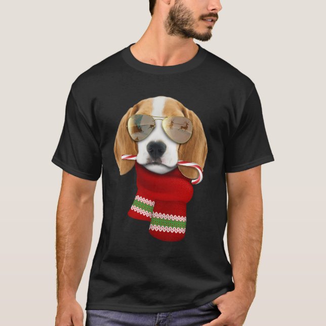 Camiseta Navidades De Camisas Beagle Regalo Por Los Amantes (Anverso)
