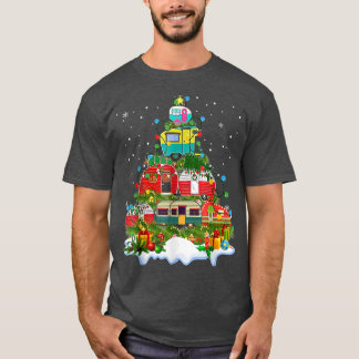 Camiseta Navidades De Camping Iluminan El Camper Xm De Deco
