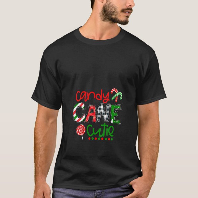 Camiseta Navidades de caña de caña (Anverso)