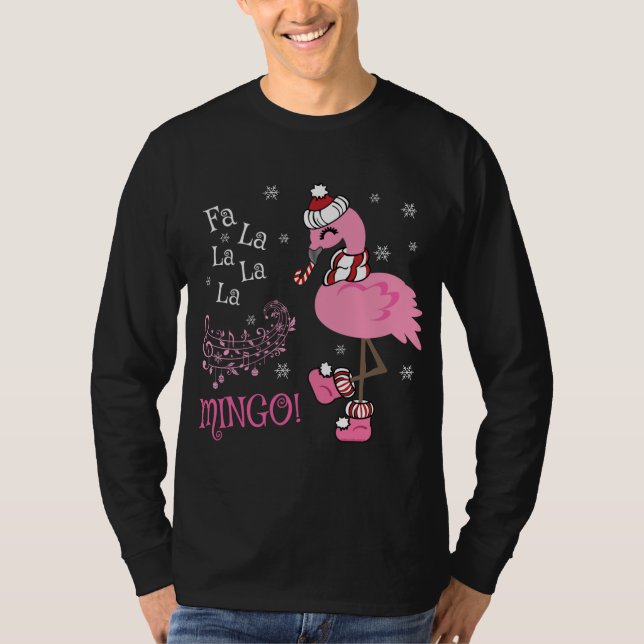 Camiseta Navidades de caña de caña de caña de cute La MINGO (Anverso)