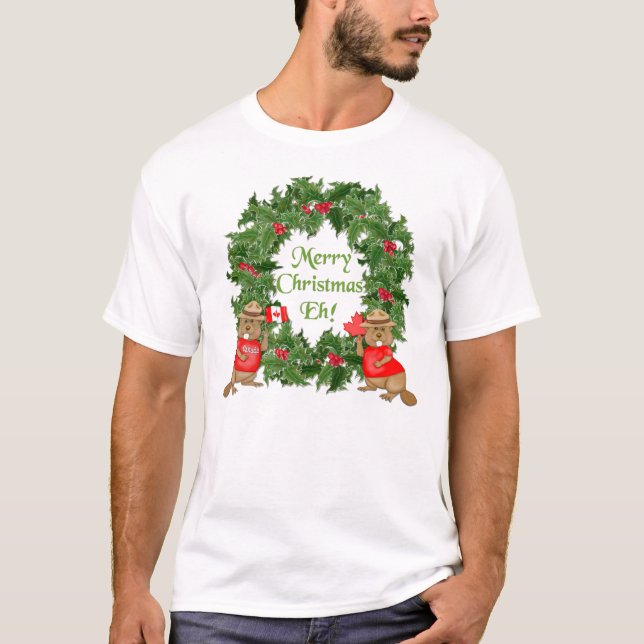 Camiseta Navidades de Canadá (Anverso)