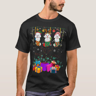 Camiseta Navidades de canapé alumbran obsequio divertidos z