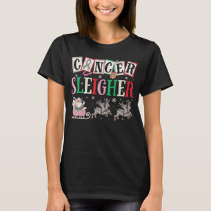 Camiseta Navidades de cáncer de cuello alto en Santa Parkin