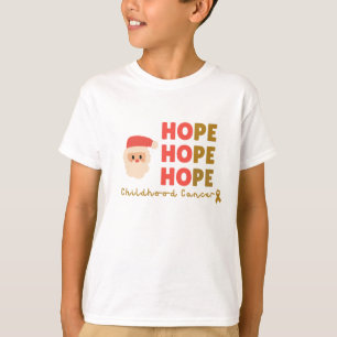Camiseta navidades de cáncer infantil santa hope a los niño