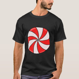 Camiseta Navidades de candía de menta con mangas largas en 