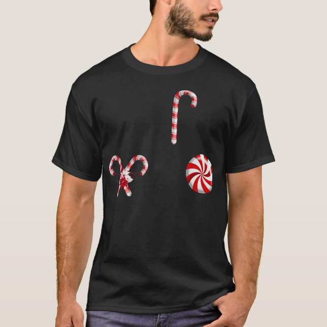 Camiseta Navidades de Candy Cane (Anverso)