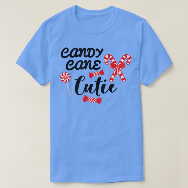 Camiseta Navidades de Candy Cane Cutie (Diseño del anverso)