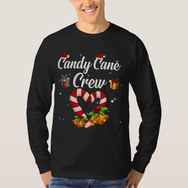 Camiseta Navidades De Candy Cane De Candy Familiares Que Co (Anverso)