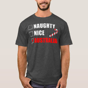 Camiseta Navidades de Candy Cane de Niza Australiana Santa