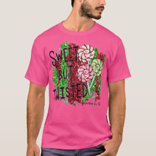 Camiseta Navidades de Candy Cane, dulces pero torcidos, 169