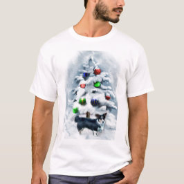 Camiseta Navidades de Cardigan Welsh Corgi
