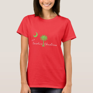 Camiseta Navidades de Carolina del Sur en vacaciones