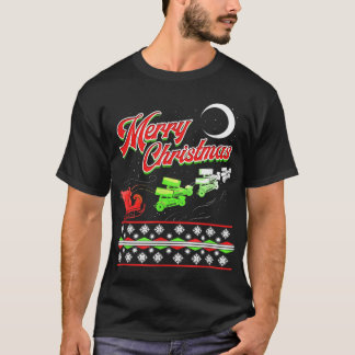 Camiseta Navidades de Carreras de automóviles de Sprint Mot
