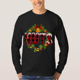 Camiseta Navidades de castañas graciosas que coinciden con
