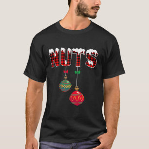 Camiseta Navidades de castañas graciosas que coinciden con