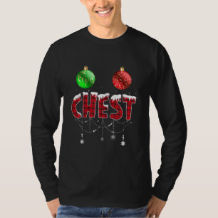 Camiseta Navidades de castañas graciosas que coinciden con