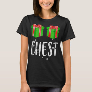 Camiseta Navidades de castañas graciosos coincidentes Navid