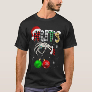 Camiseta Navidades de castañas mastican nueces navideñas pa