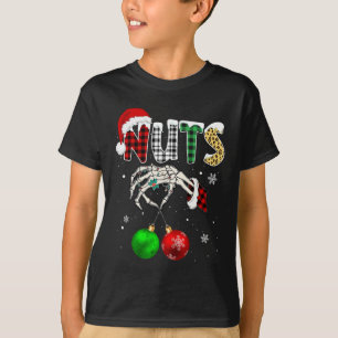 Camiseta Navidades de castañas mastican nueces navideñas pa