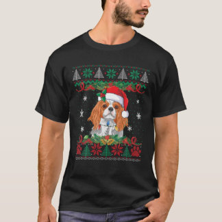 Camiseta Navidades de Cavalier King Charles Spaniel Santa U