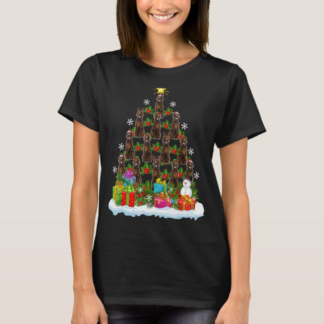 Camiseta Navidades de caza de navidad en Santa Irlanda (Anverso)