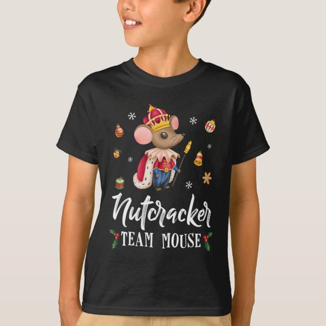 Camiseta Navidades de cazatalentos de Team Mouse bailan un  (Anverso)