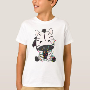 Camiseta Navidades de cebra Zebras Animales de Invierno