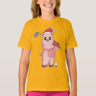 Camiseta Navidades de cerdo