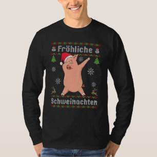 Camiseta Navidades de cerezos cerdos orinan a Navidades feo
