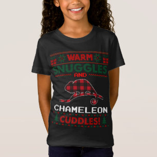 Camiseta Navidades de Chameleon Pajama Chameleon Ugly Chris