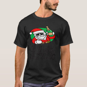 Camiseta Navidades de Champagne Prosecco Wine Santa Claus P