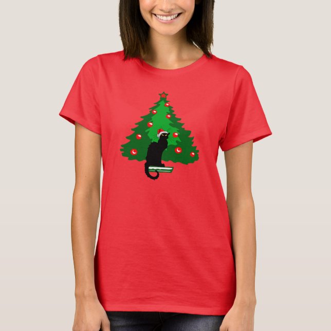 Camiseta Navidades de Chat Noir (Anverso)