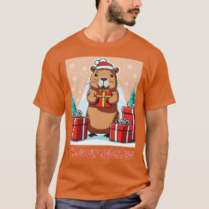 Camiseta Navidades de Chiba Yule Love Our Capybara Crew