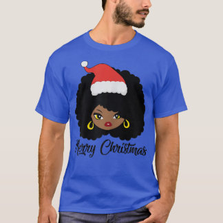 Camiseta Navidades de Chica negro Womens WNbd Santa Hat Paj