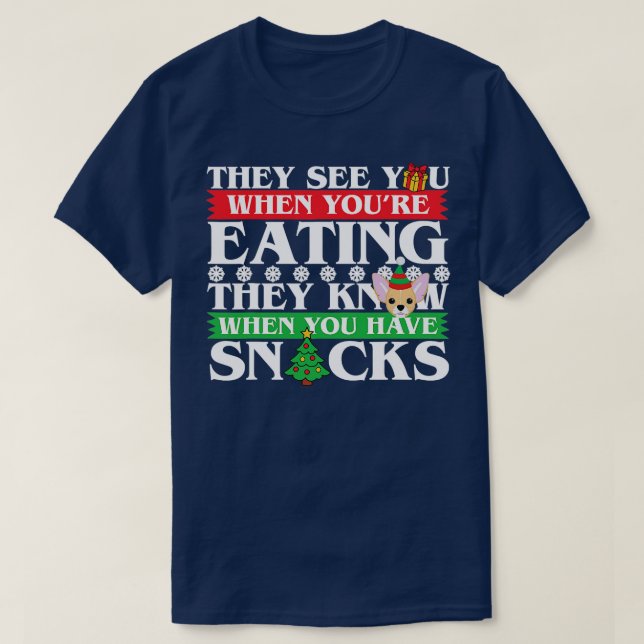 Camiseta Navidades de Chihuahua (Diseño del anverso)