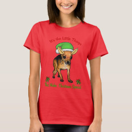 Camiseta Navidades de Chihuahua Merry