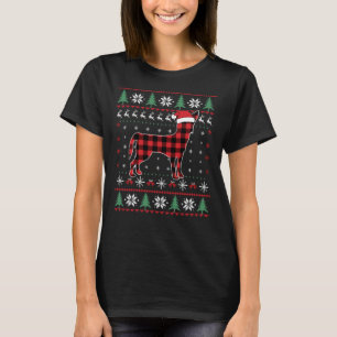 Camiseta Navidades de Chihuahua Pajama Perro rojo tallado s